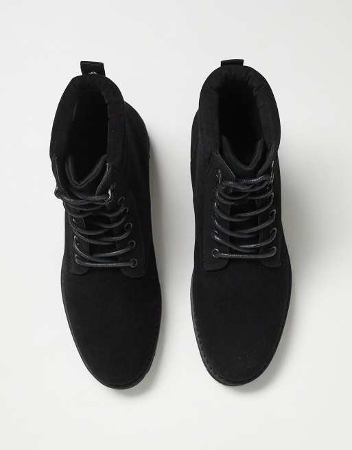 ASOS DESIGN - Bottines de travail à lacets - Noir, 4 de 4