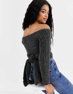 asos wrap jumper