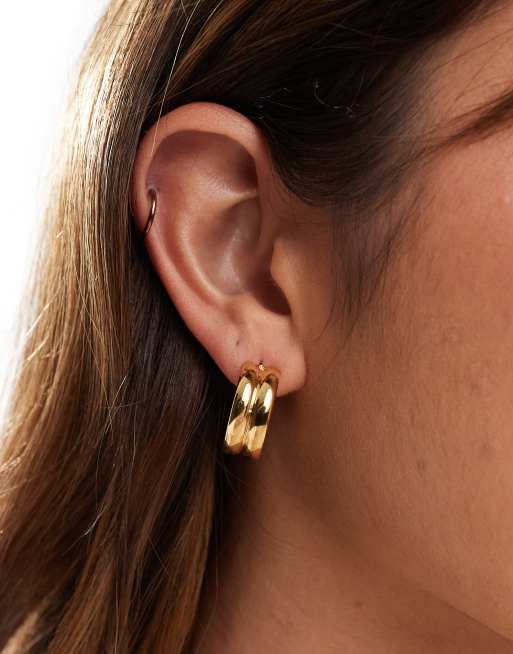 Boucles D'oreilles Anneaux Argentés - 7 Paires - Acier Inoxydable 316L - Cadeau Idéal