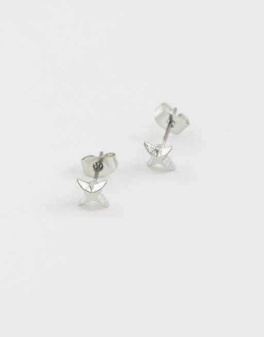 ASOS DESIGN - Boucles d'oreilles étoiles - Argenté, 4 de 4