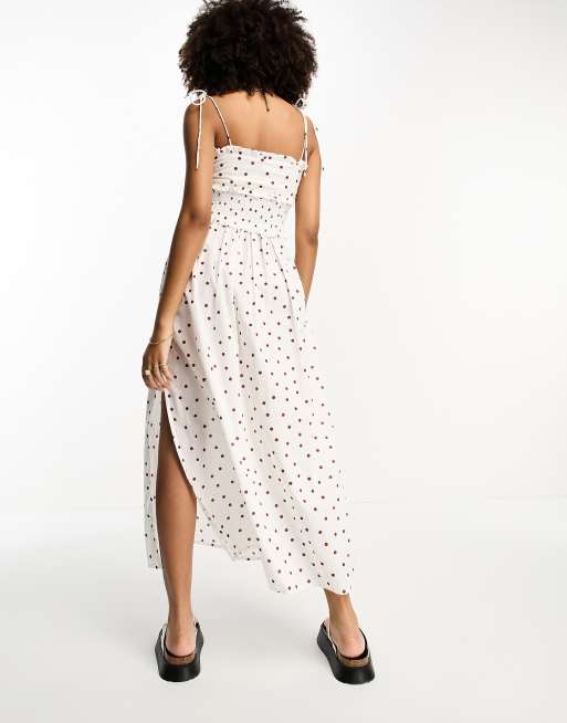 Asos design polka outlet dot dress