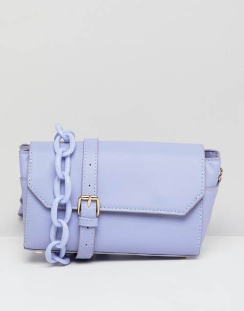 ASOS DESIGN bowler bag with statement strap