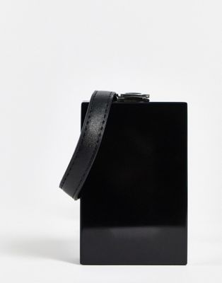 ASOS DESIGN box bag in black
