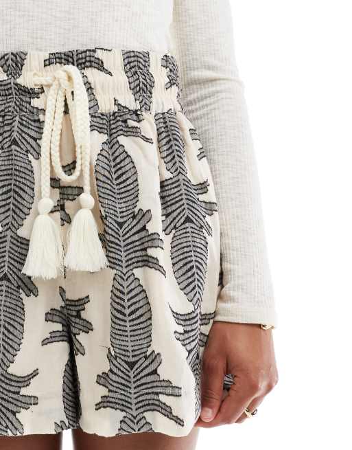 ASOS DESIGN - Boxershort met elastische taille en zwart-witte ananasprint, 5 van 5