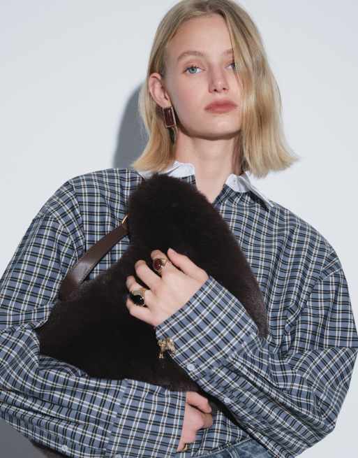 ASOS DESIGN boxig oversize-skjorta i rutigt, 3 av 9