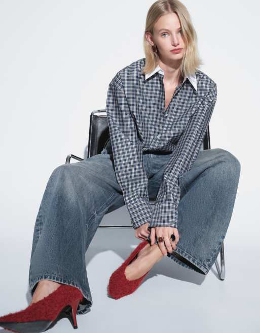 ASOS DESIGN boxig oversize-skjorta i rutigt, 5 av 9