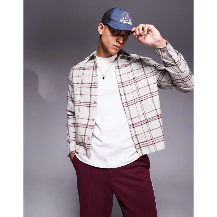 Asos flannel jacket best sale