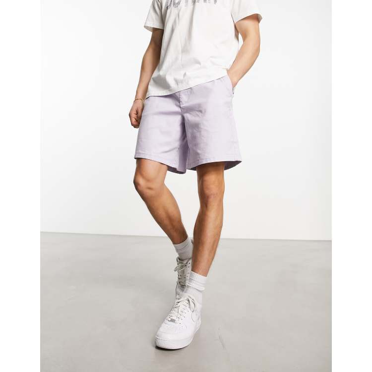 Mens purple sale chino shorts