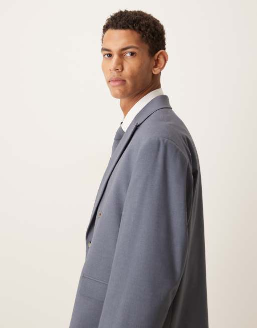 ASOS DESIGN - Boxy colbert in lichtblauw, 4 van 5