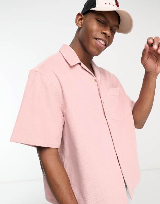 Baby pink hot sale oversized shirt