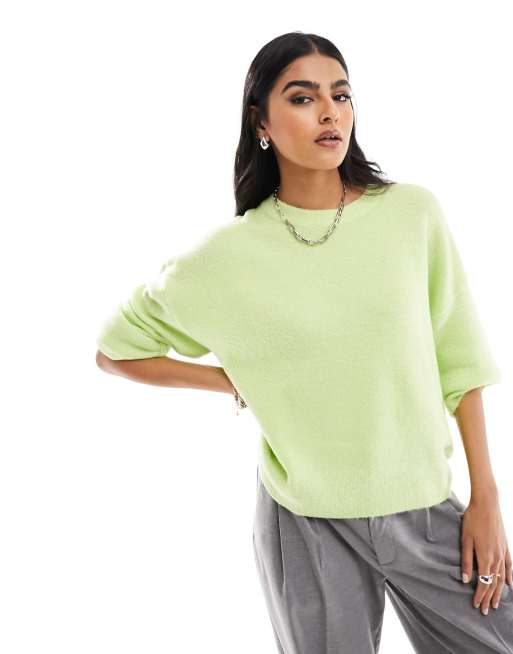 Green hot sale jumper asos