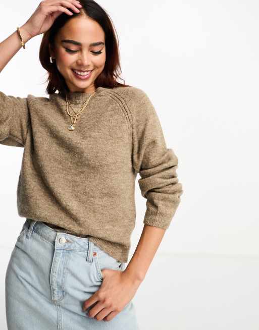 Ladies taupe jumpers sale