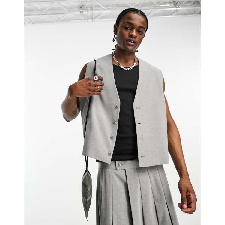 Ameri（アメリ）の「CROPPED JACKET SET VEST TOP（テーラード