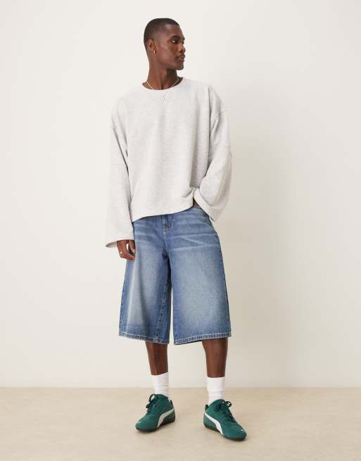 IT'S A LIVING×DICKIESxWIND AND SEA ASOS DESIGN boxy extreme oversized sweatshirt with paneling