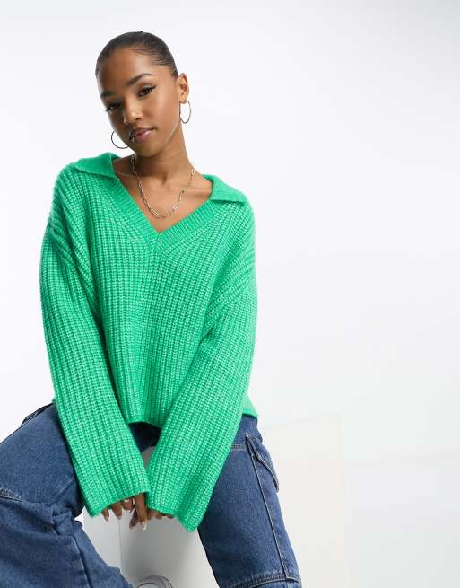 Green deals jumper asos