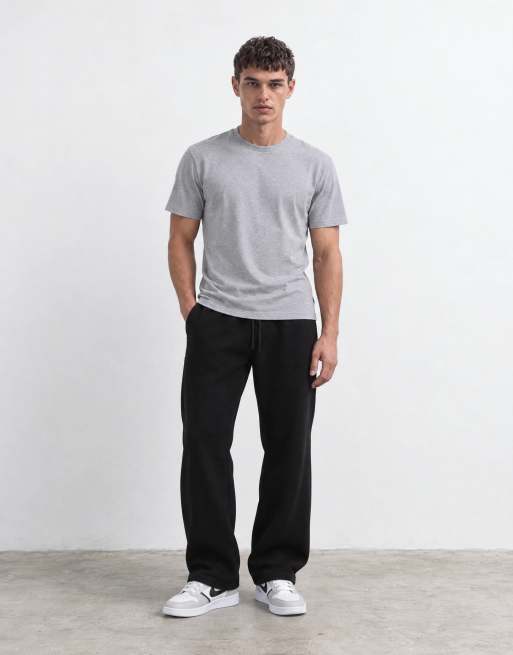 ASOS DESIGN boxy fit t-shirt in gray heather , 9 of 10
