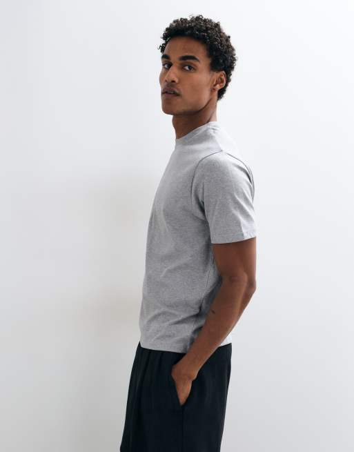 ASOS DESIGN boxy fit t-shirt in grey marl , 5 of 10