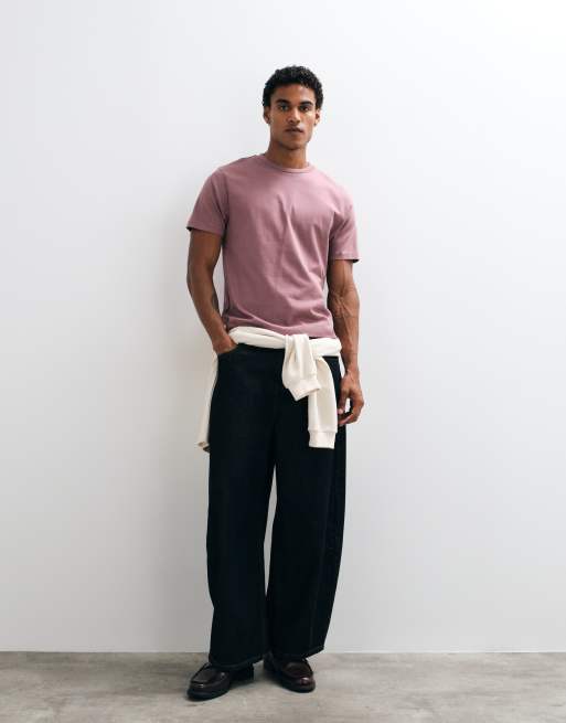 ASOS DESIGN boxy fit t-shirt in pink, 4 of 9