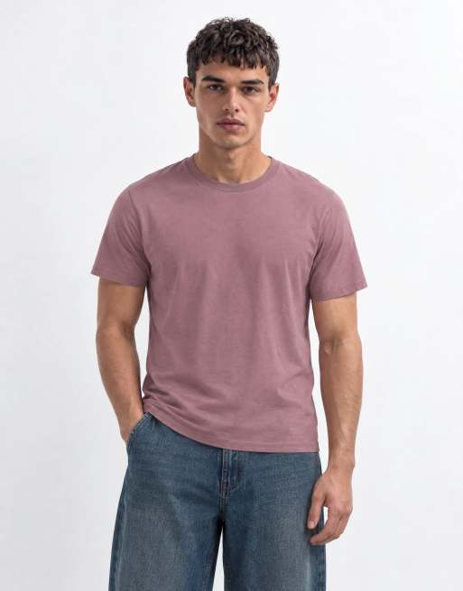 ASOS DESIGN boxy fit t-shirt in pink, 9 of 9