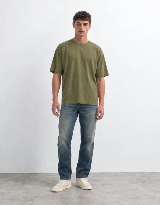 ASOS DESIGN boxy oversize T-shirt w kolorze khaki, 6 z 9