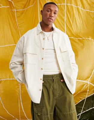 yellow oversized shirt