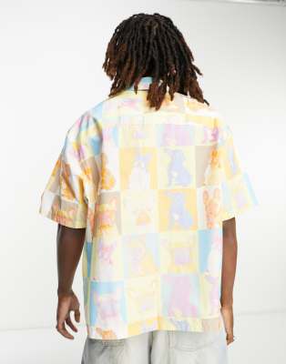 mens shirt with dog print