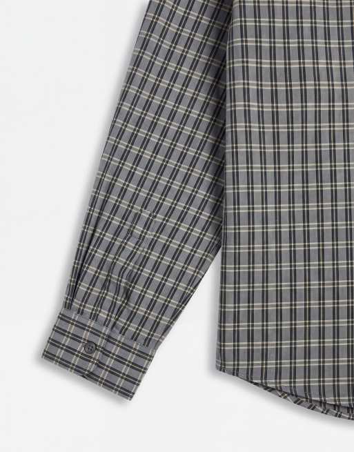 ASOS DESIGN boxy oversized shirt in plaid, 9 of 9