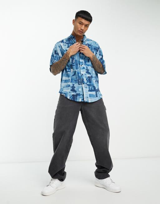 Oversized shirt 2024 and sneakers