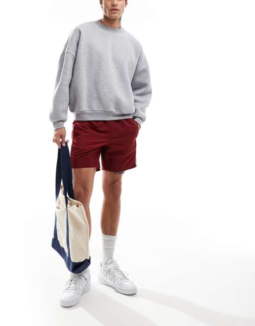 ASOS DESIGN boxy oversized sweatshirt in gray heather, 2 of 4