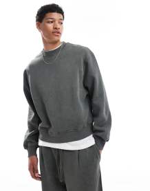 ASOS DESIGN heavyweight co-ord jogger in washed khaki