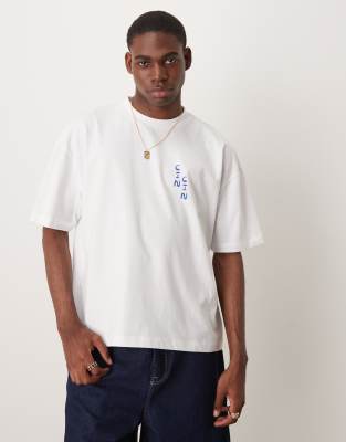 Asos Design Boxy Oversized T-shirt With Cartoon Graphic