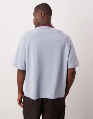 Asos Design Boxy Oversized T-shirt With City Graphic