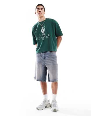 Asos Design Boxy Oversized T-shirt With Dropped Shoulders