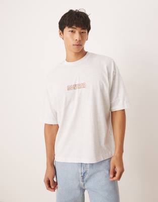 Asos Design Boxy Oversized T-shirt With Scenic Graphic
