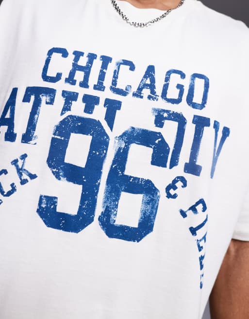 ASOS DESIGN boxy oversized t-shirt with sports graphic in cream, 4 of 4