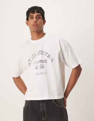 Asos Design Boxy Oversized T-shirt With Sports Graphic