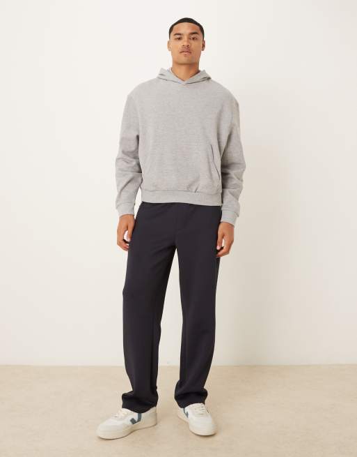 ASOS DESIGN boxy relaxed hoodie in gray, 2 of 5