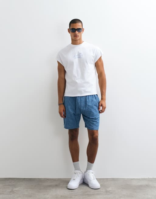 ASOS DESIGN boxy relaxed T-shirt met Los Angeles-opdruk in wit, 3 van 5