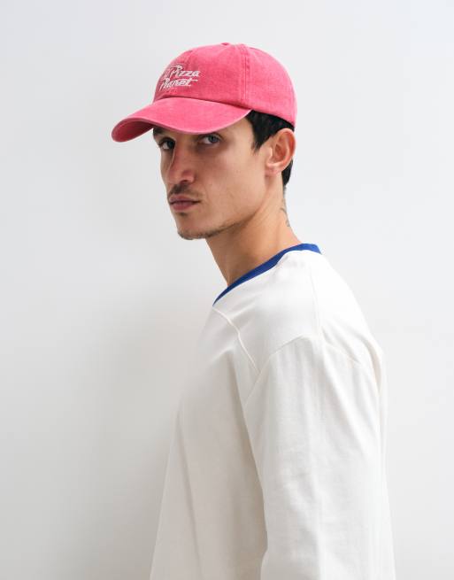 ASOS DESIGN boxy relaxed T-shirt van zware kwaliteit met contrasterende V-hals in crème, 2 van 5