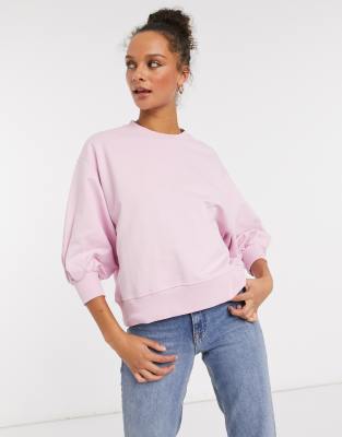 asos pink sweatshirt