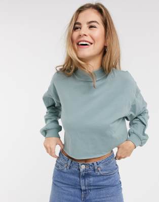 asos green top