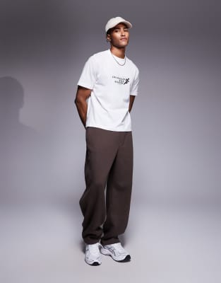 Asos Design Boxy T-shirt With Sports Graphic | ModeSens