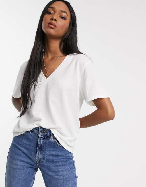 boxy linen tee