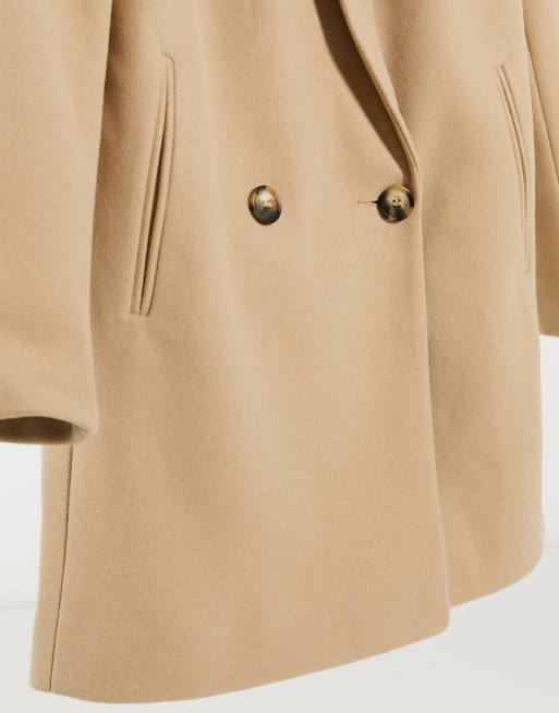 Asos camel 2024 coat women's