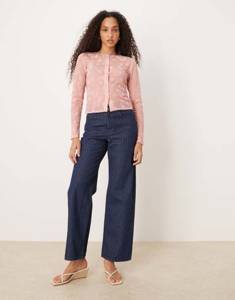 ASOS DESIGN boyfriend jean in striped denim - view 1