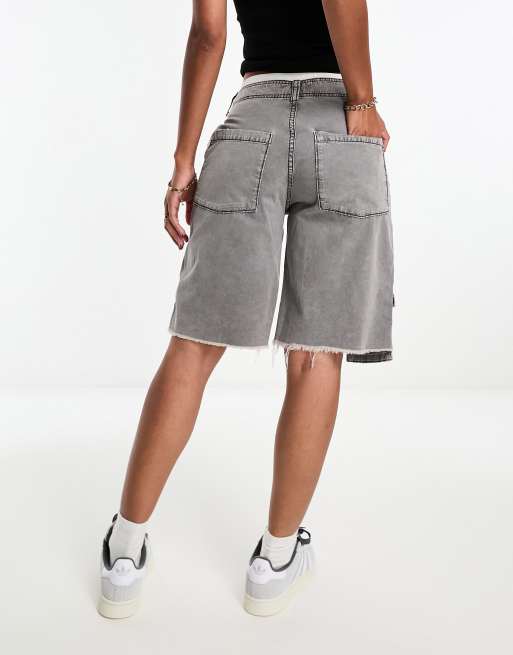 Boyfriend Short, Grey Women's Boyfriend Shorts