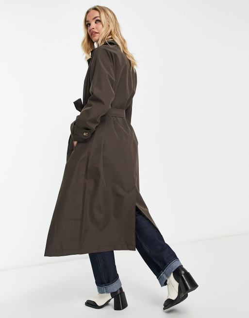 Asos design boyfriend trench hot sale coat