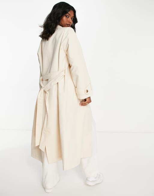 Asos boyfriend trench best sale