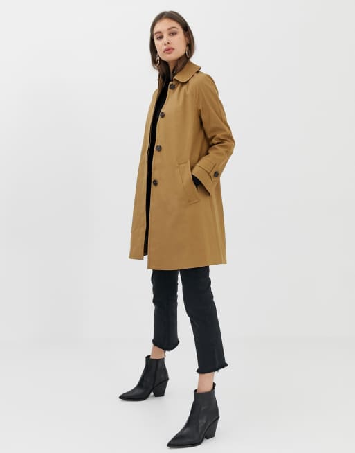 Asos design 2025 boyfriend trench coat