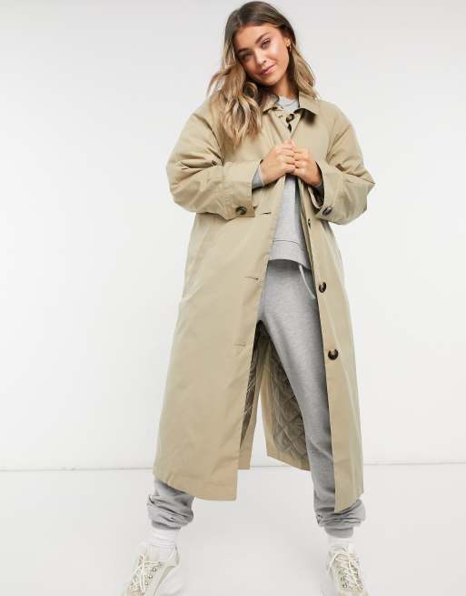 Asos design trench outlet coat